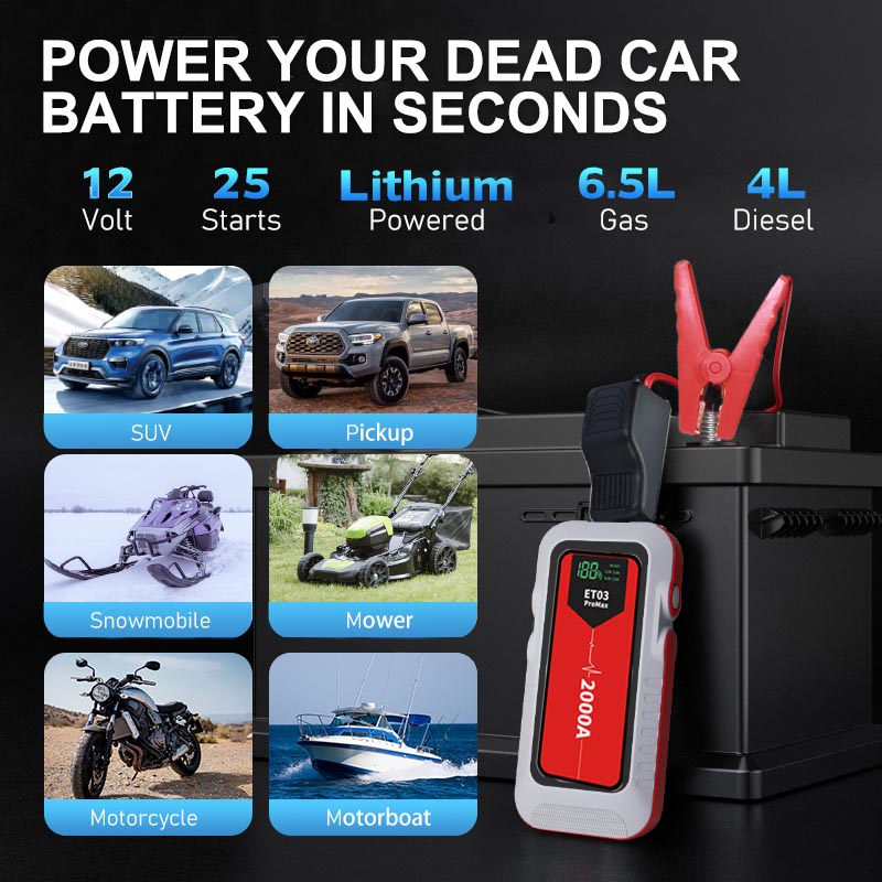 21800mah 12v wireless charging jump starter battery Car Battery Booster power high capacity portable Power Bank(图1)