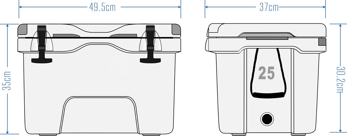 AH25 Tan Cooler Box(图2)