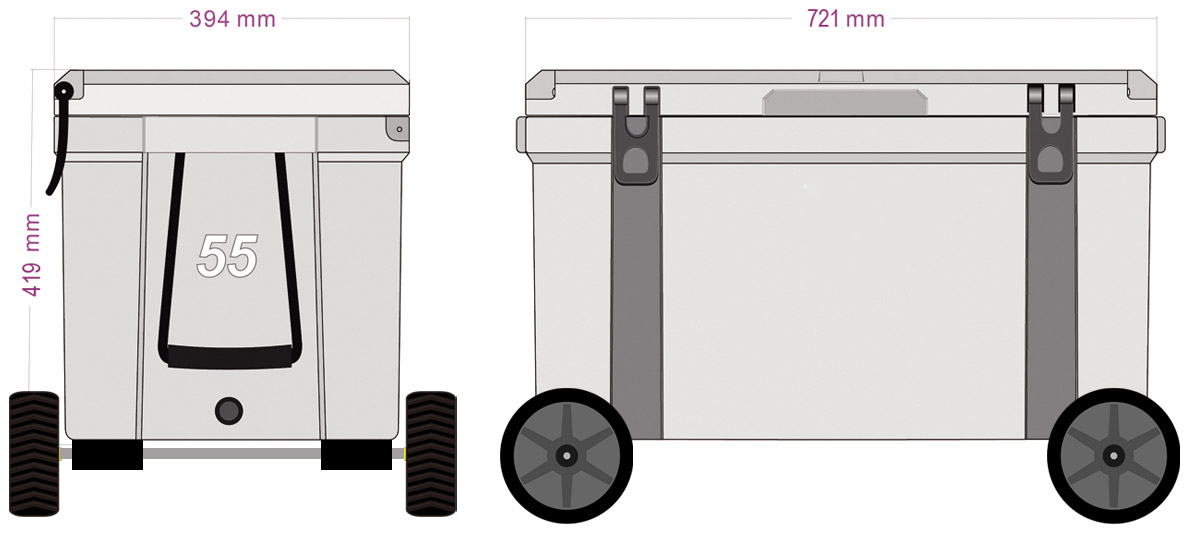 BH55 Cooler with wheels(图2)